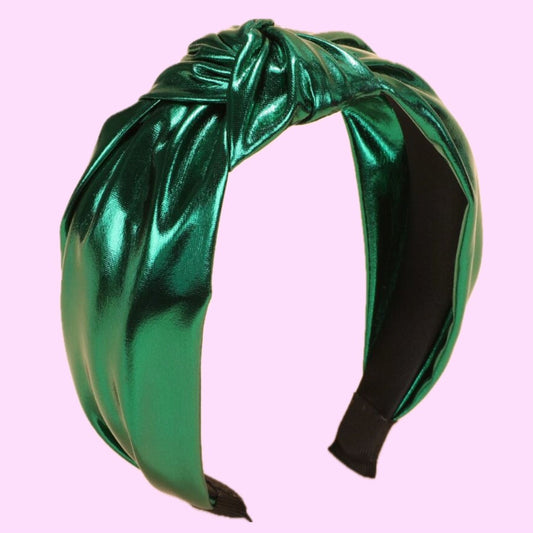 Metallic Green Headband
