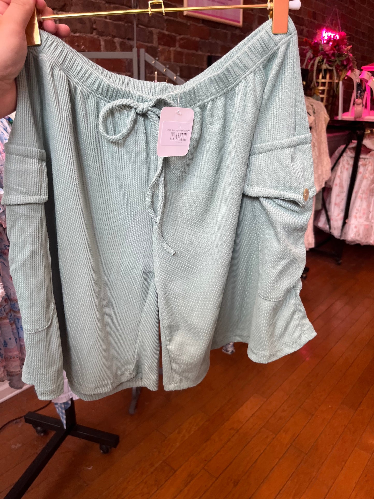 Teal Sweat Shorts (LG)