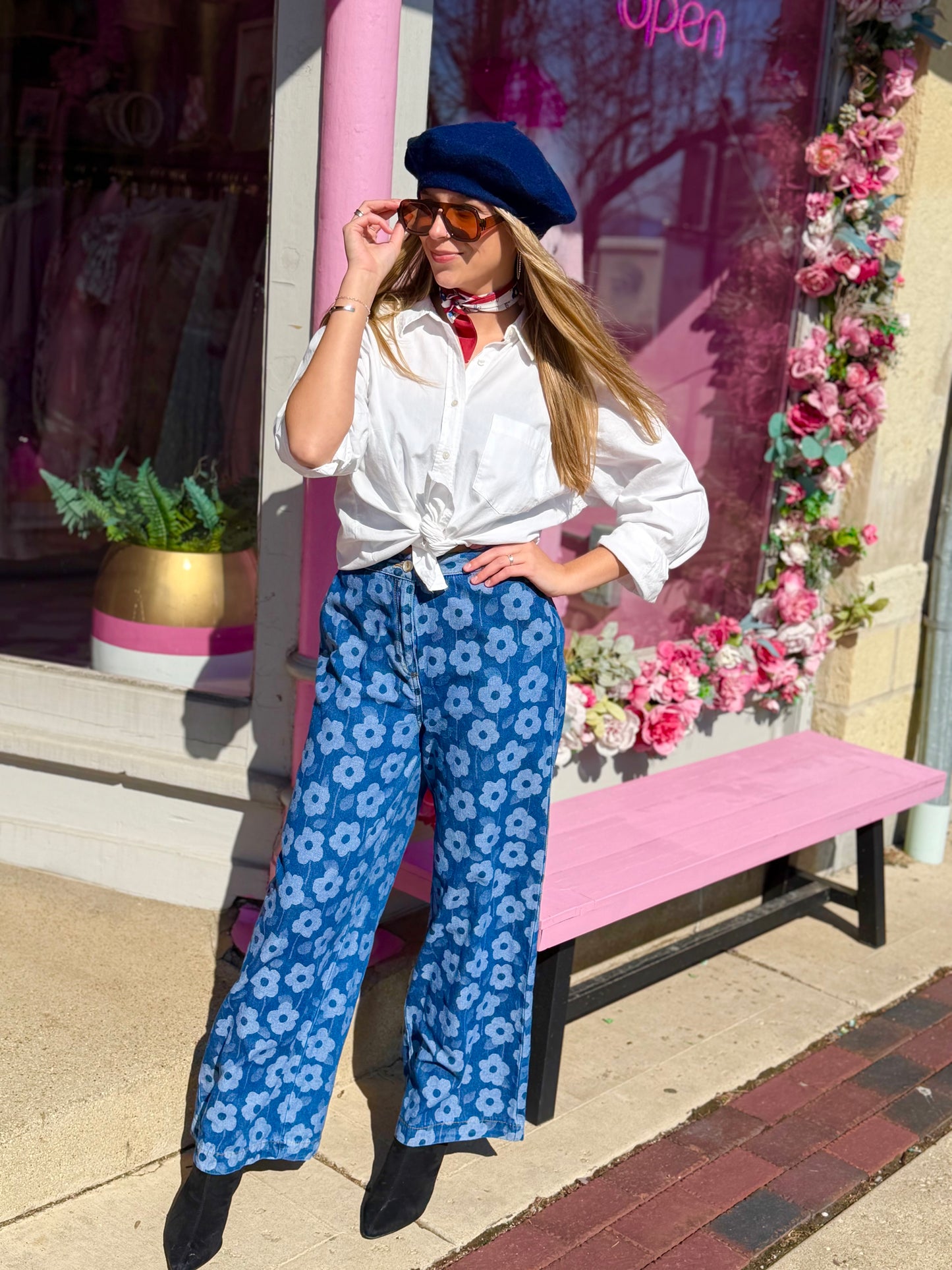 Flower Power Jeans
