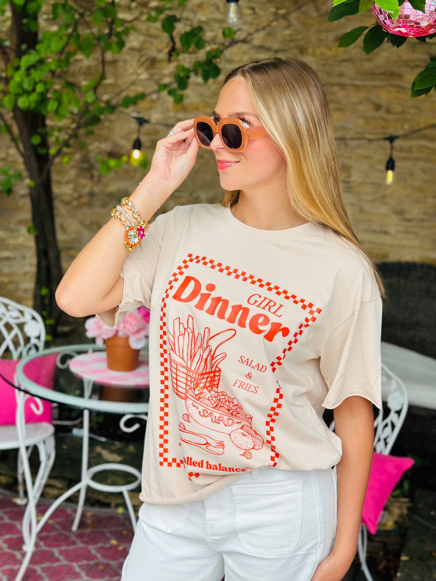 Girl Dinner Tee