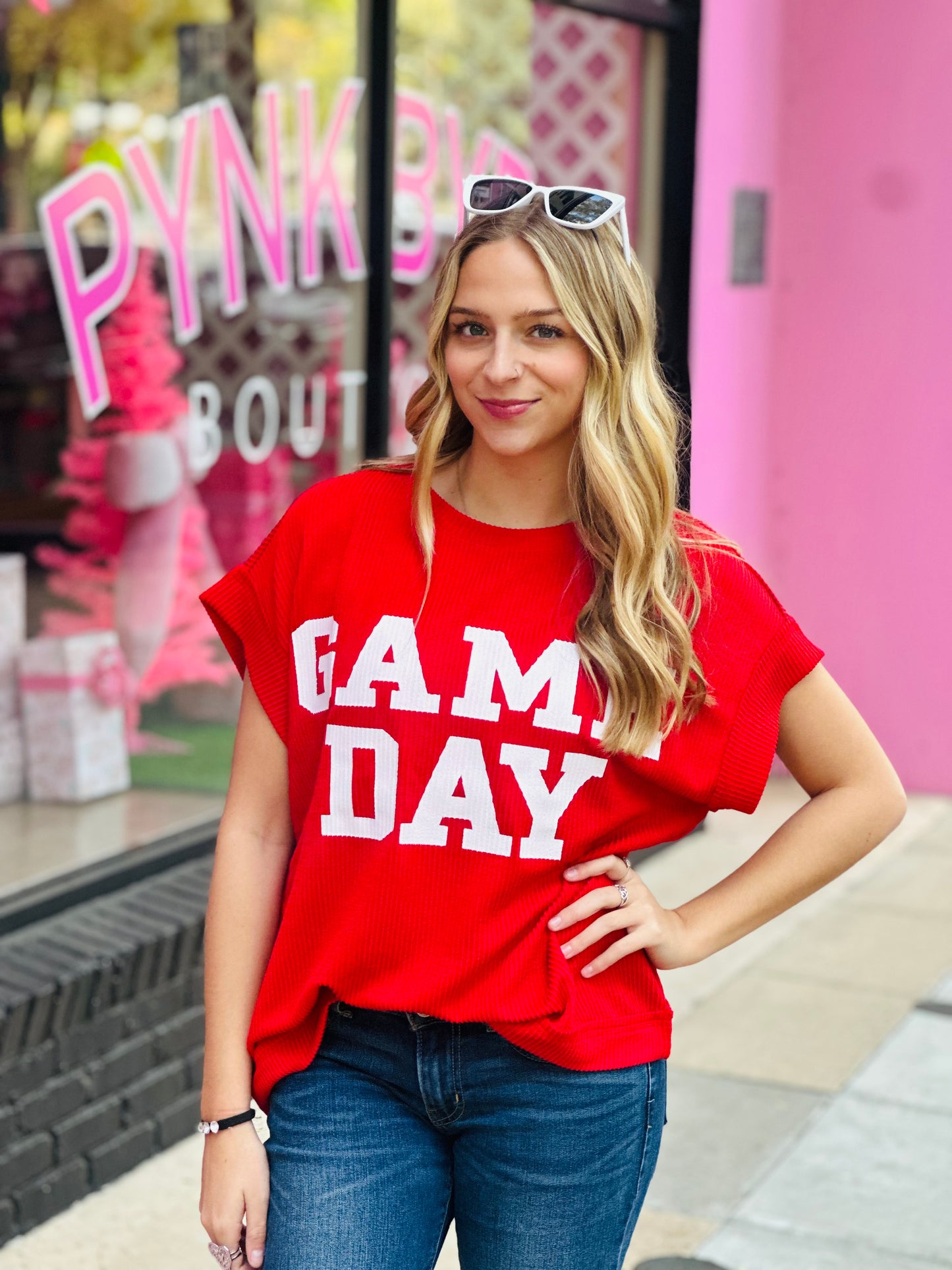 Red Game Day Tee