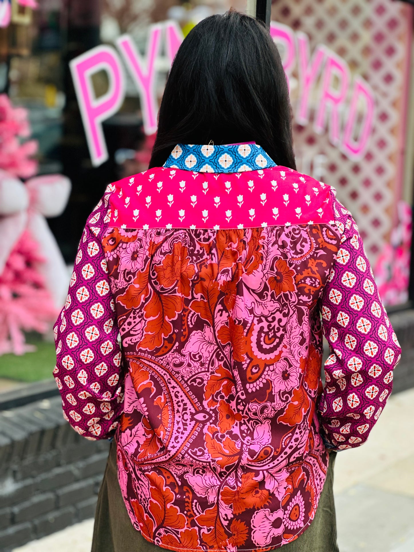 Patchwork Floral Top