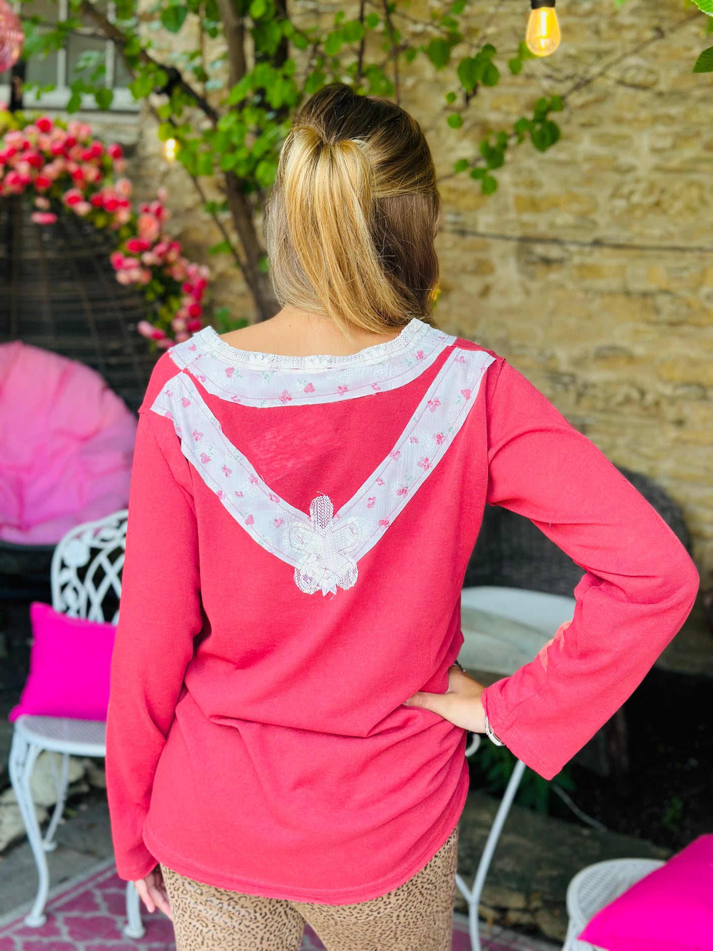 Lace Flower Top