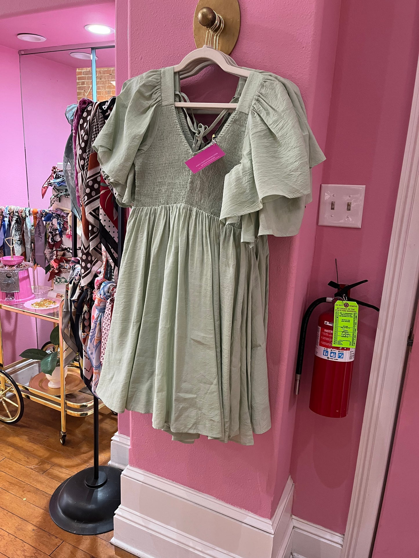 Sage Tie Back Midi (LG)