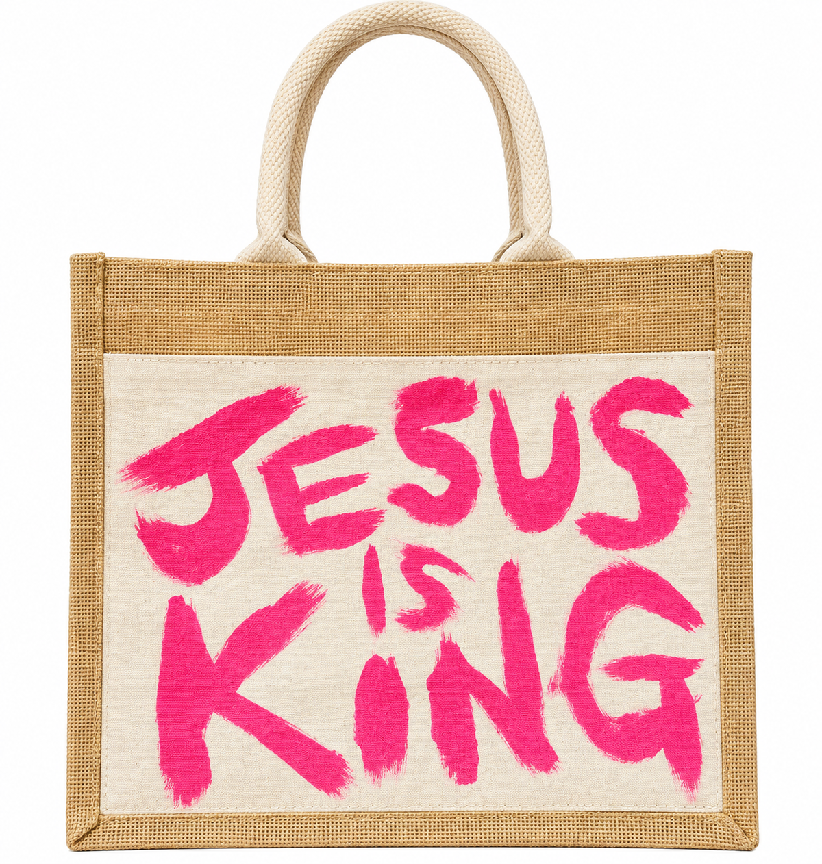 WANTED Jesus is King Mini Tote Bag