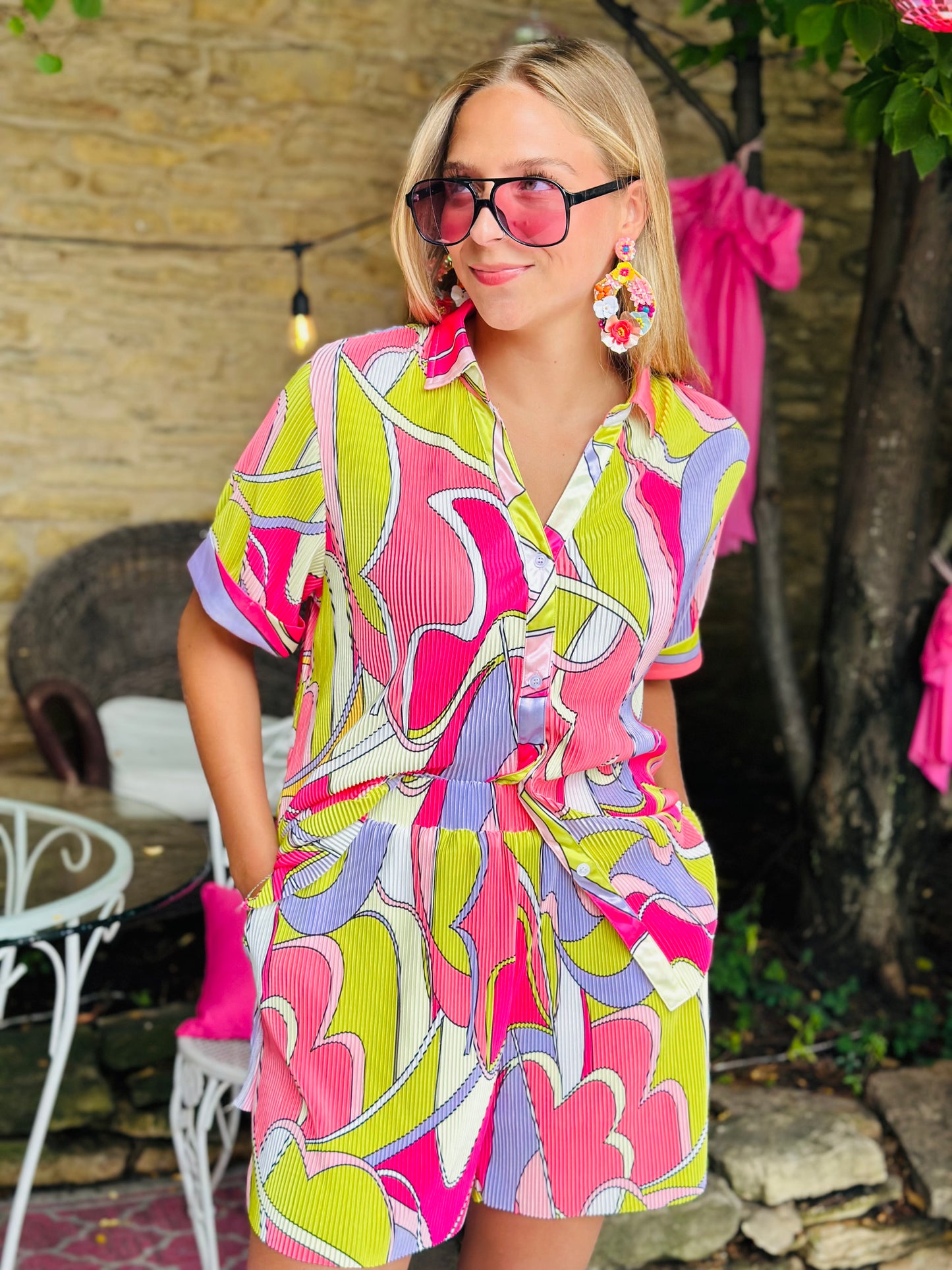 Painted Paradise Top