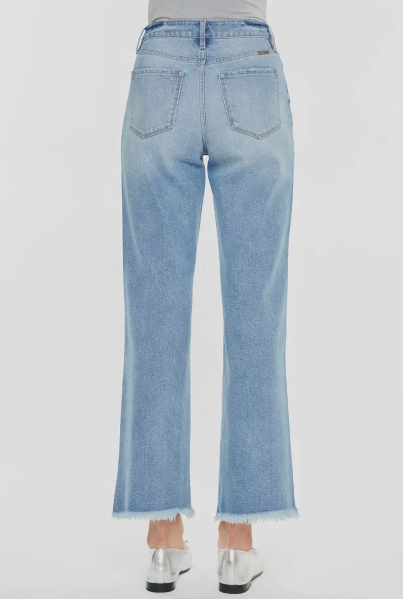 KanCan Medium Wash Slim Wide Leg