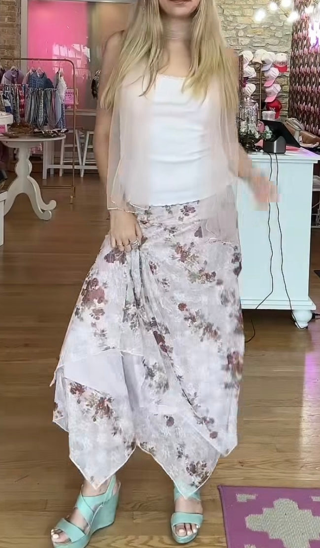 Floral Maxi Skirt
