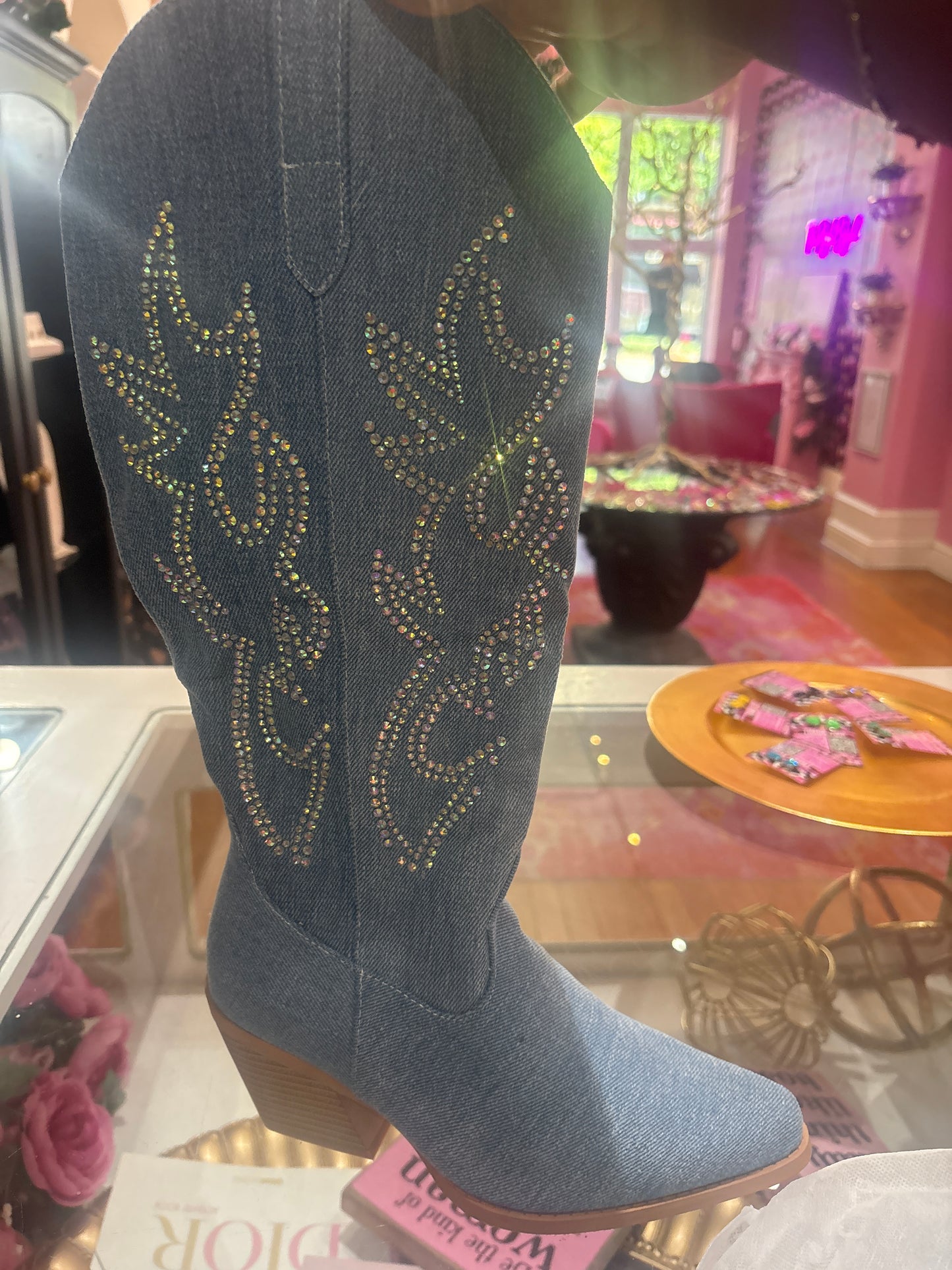 Denim Boot