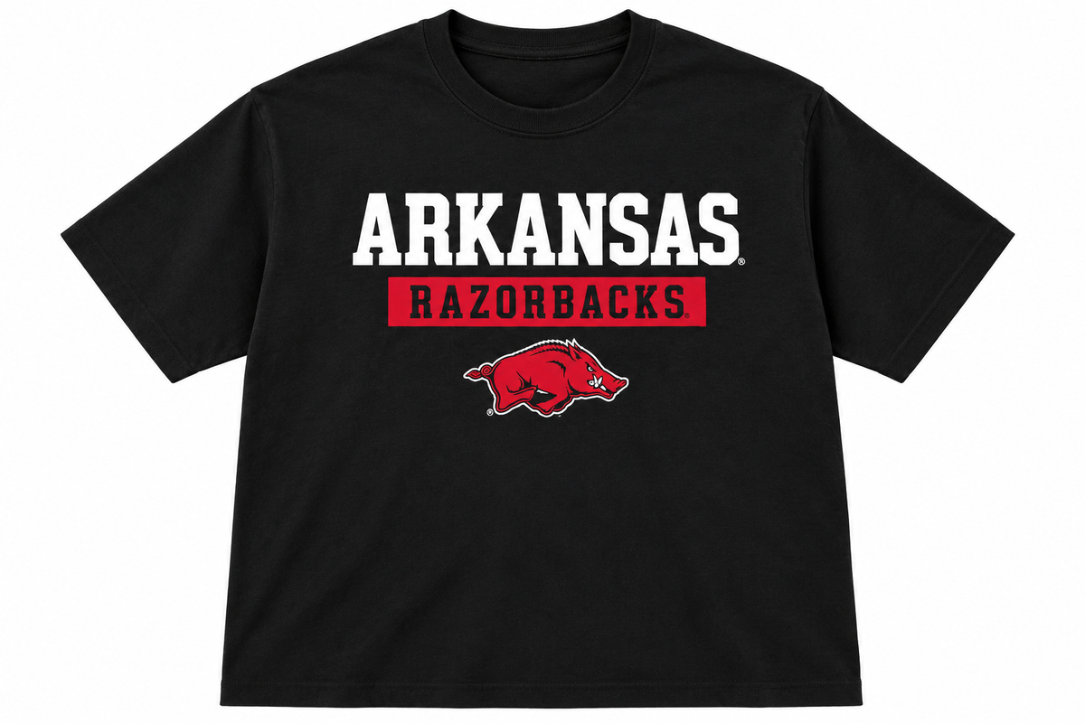 Black Razorback Tee