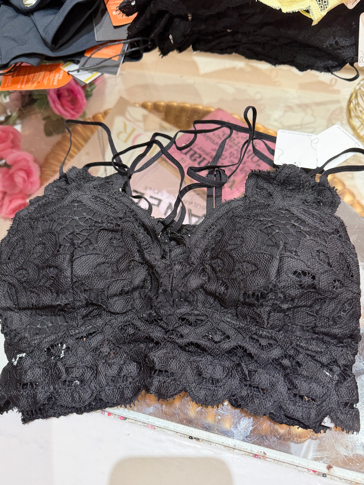 Black Lace Bralette