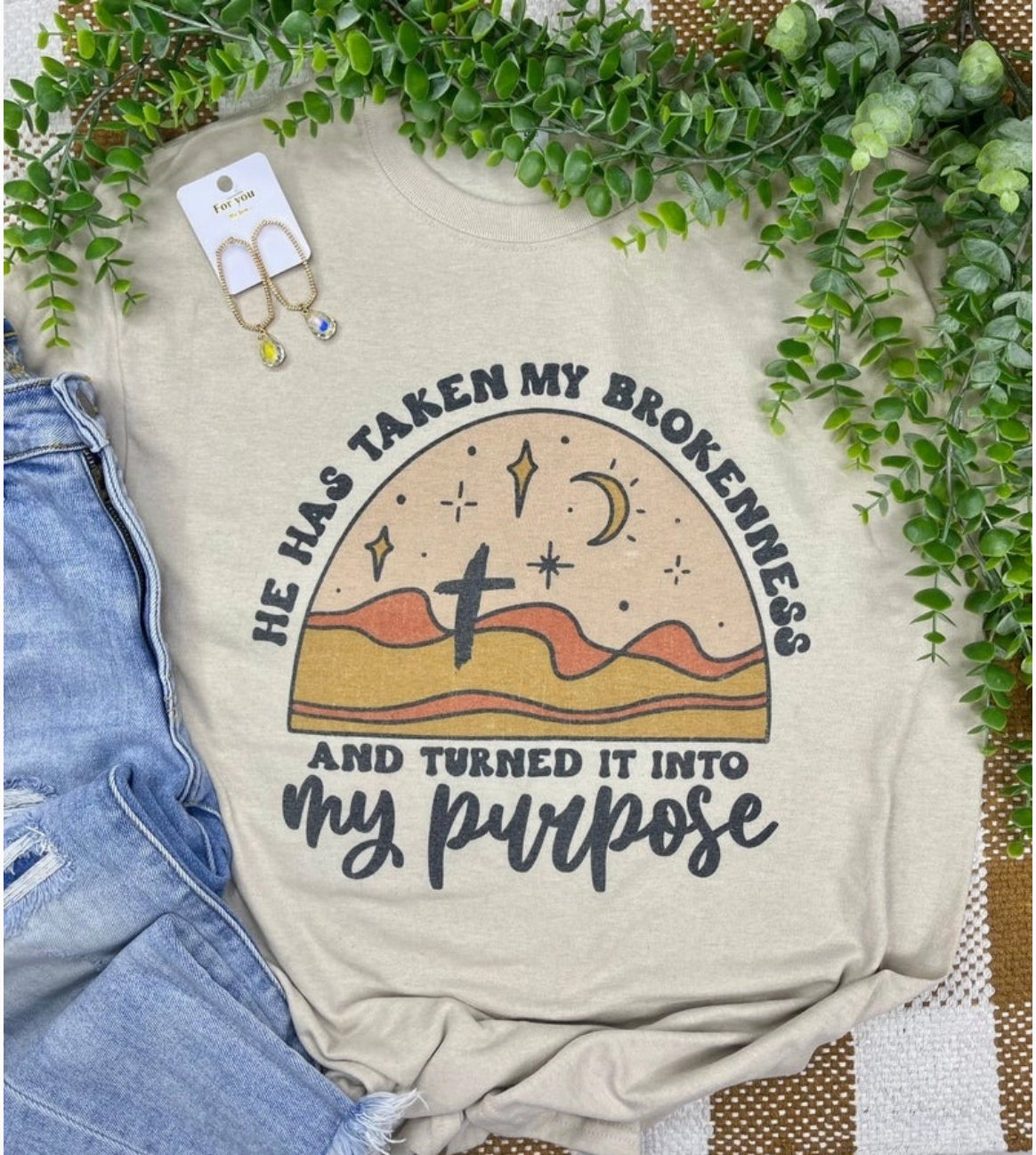 He Has Taken My Brokenness Tee