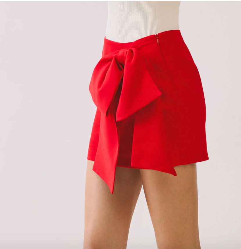 Red Bow Skirt