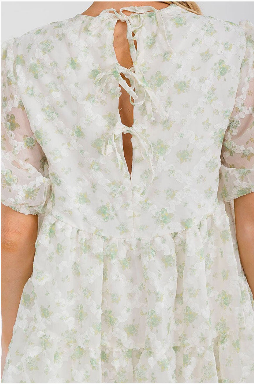 Sage Babydoll Dress