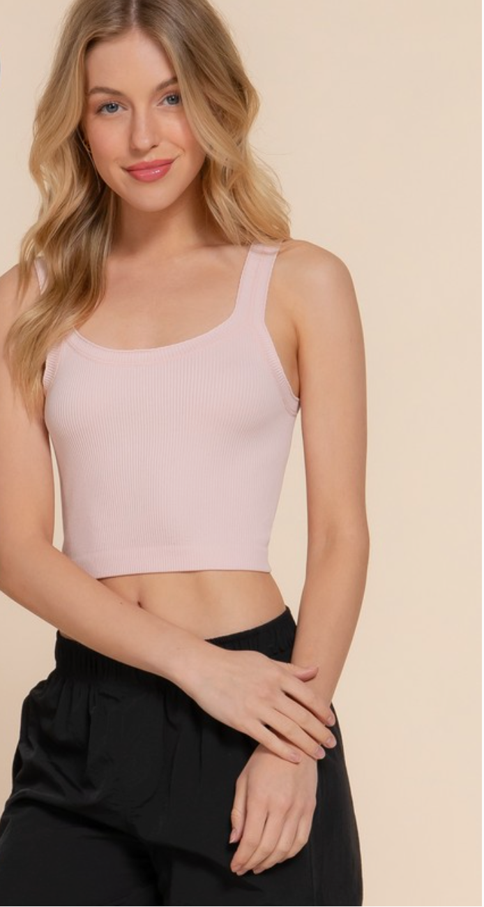 Pink Crop Tank