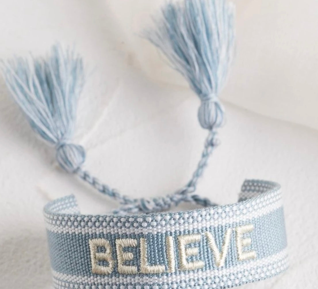Believe Tassel Bracelet