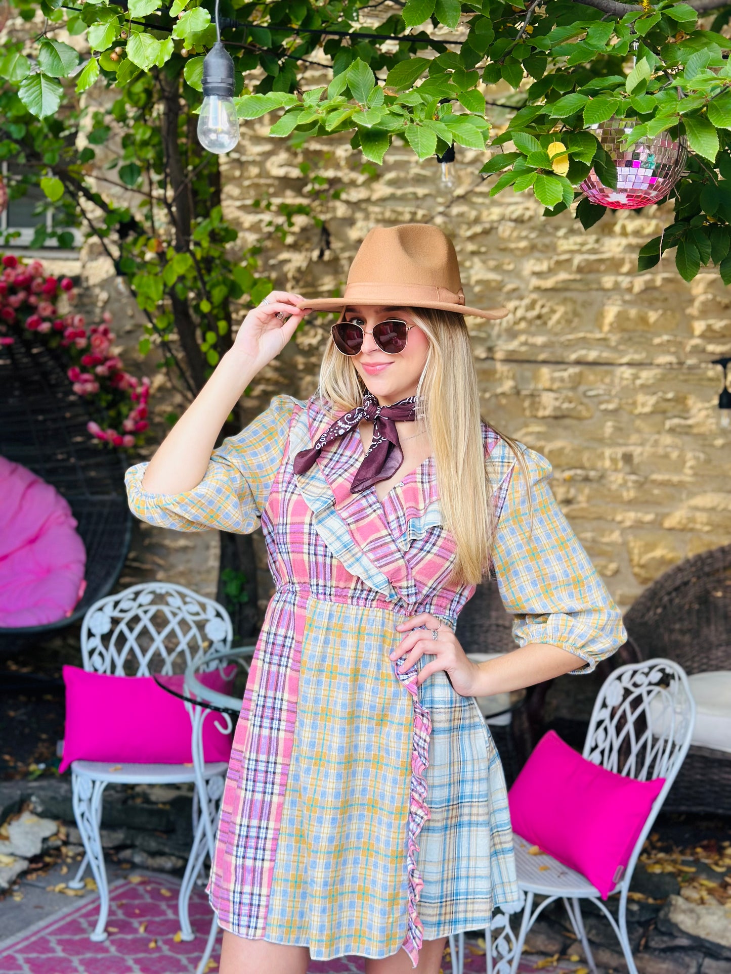 Serenade Plaid Dress