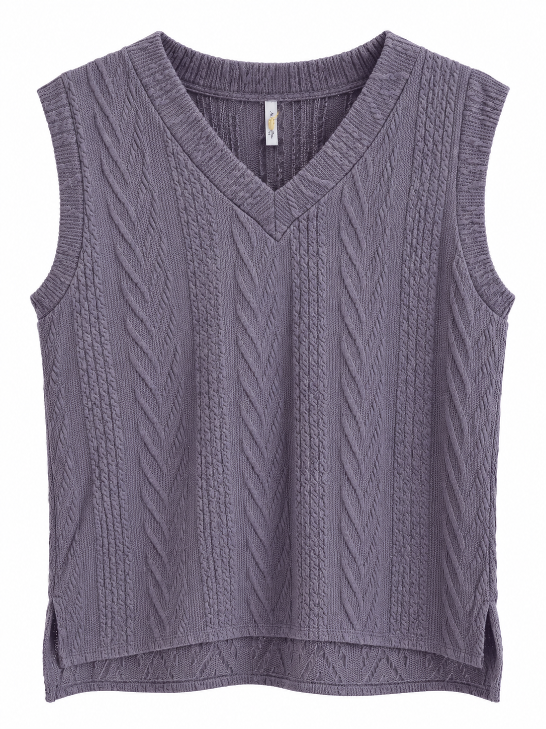 Mocha Sweater V Neck LG