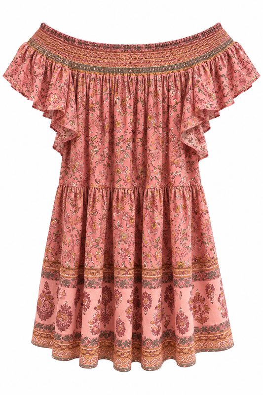 Peachy Pink Scrunch Top (LG)