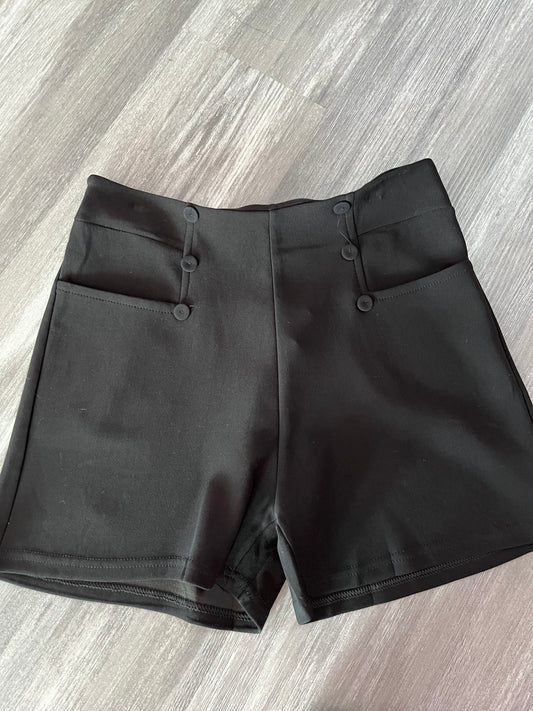 Black Sailor Shorts