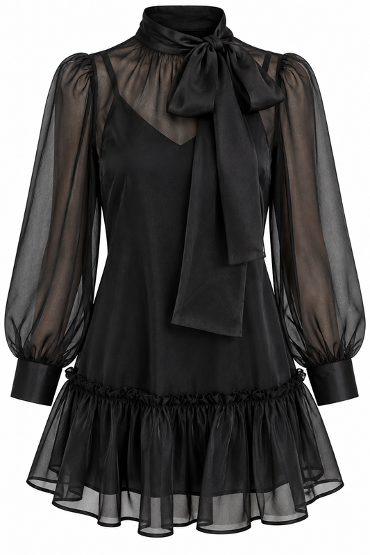 Black Organza Dress