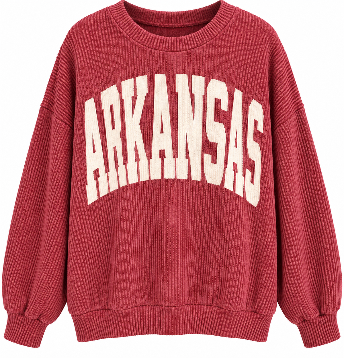 Red Arkansas Waffle Shirt