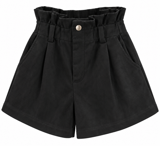 Black Velvet Shorts
