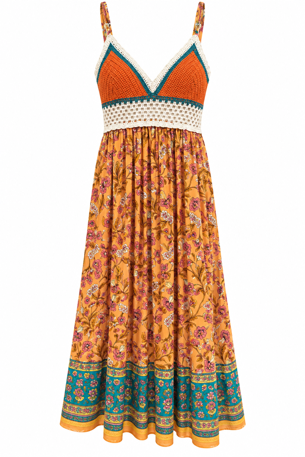 Crochet Top Maxi Dress (LG)