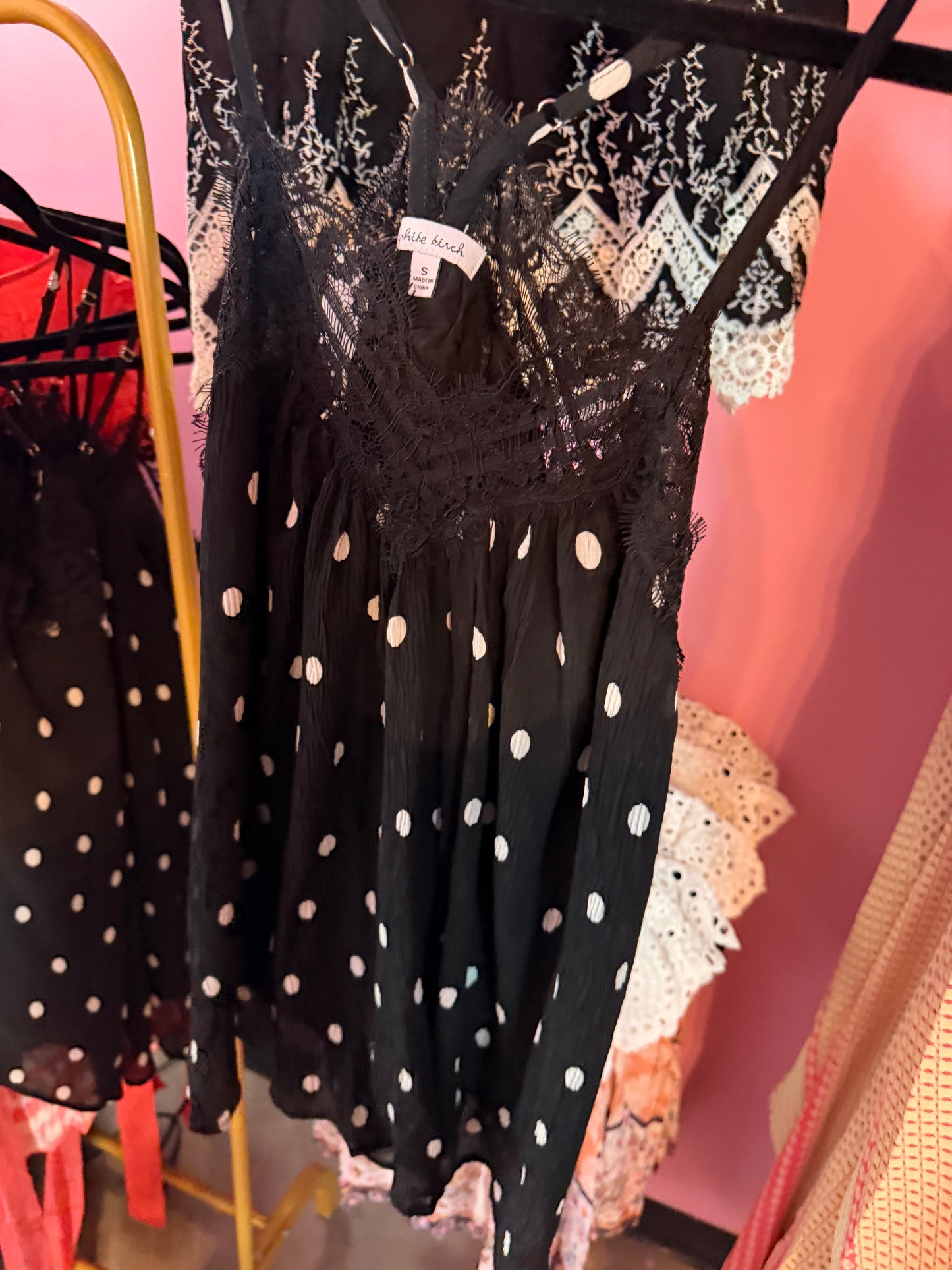 Lace Polka Dot Tank (LG)