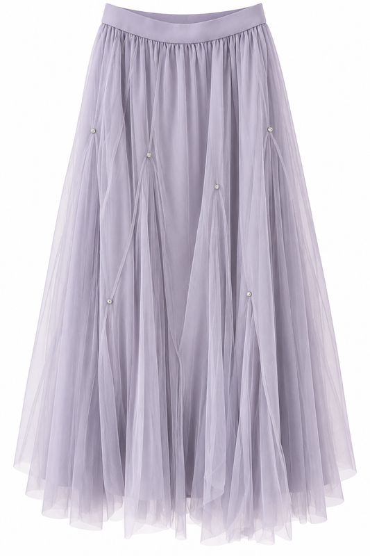 Lavender Jeweled Skirt