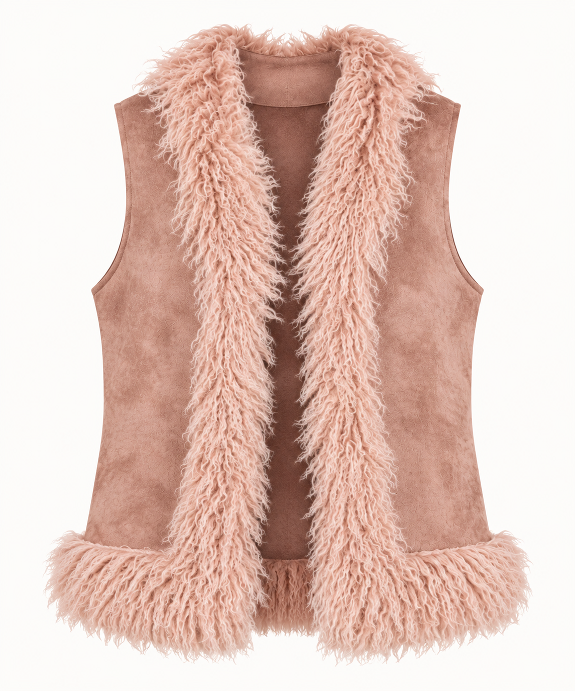 Sherpa Suede Vest