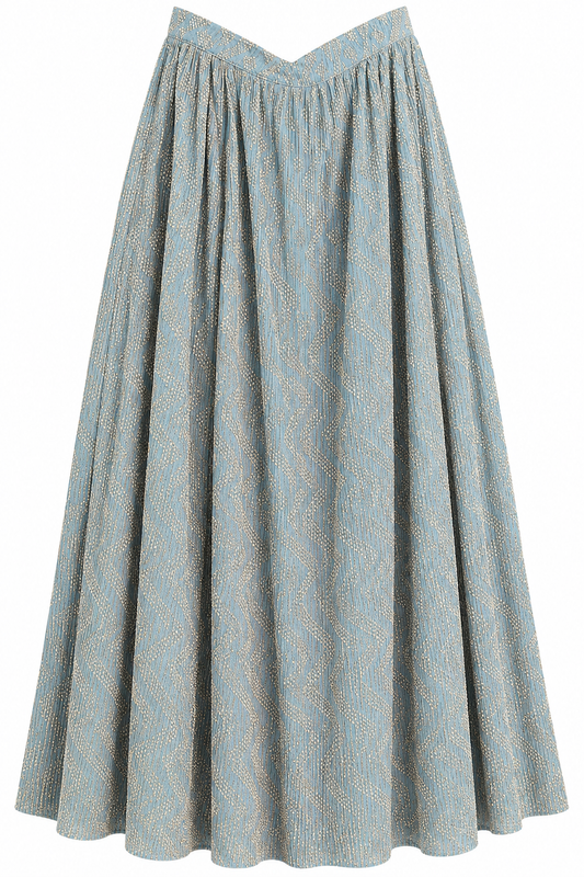Sage+Gold Shimmer Skirt