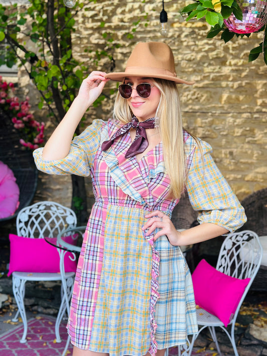 Serenade Plaid Dress