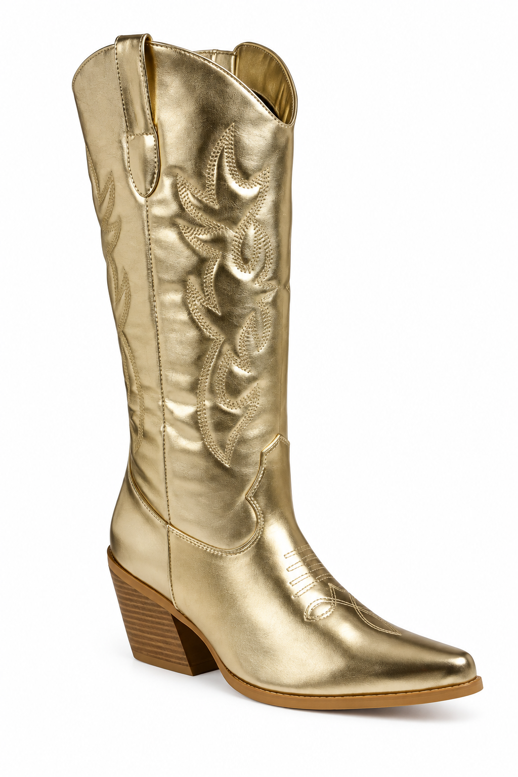 Gold Cowboy Boot