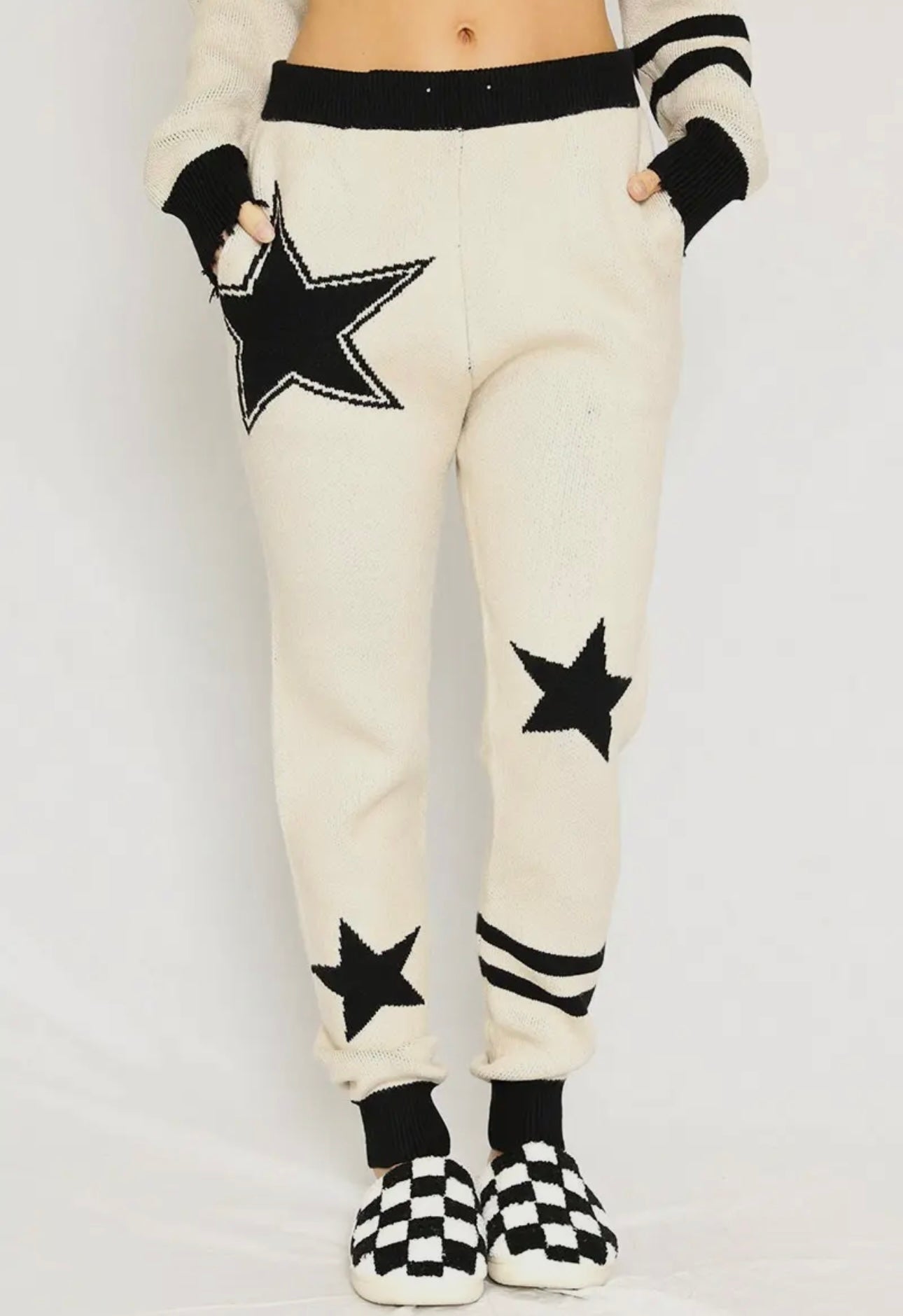 Star Knit Joggers