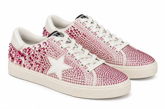 Pink Star Sneakers