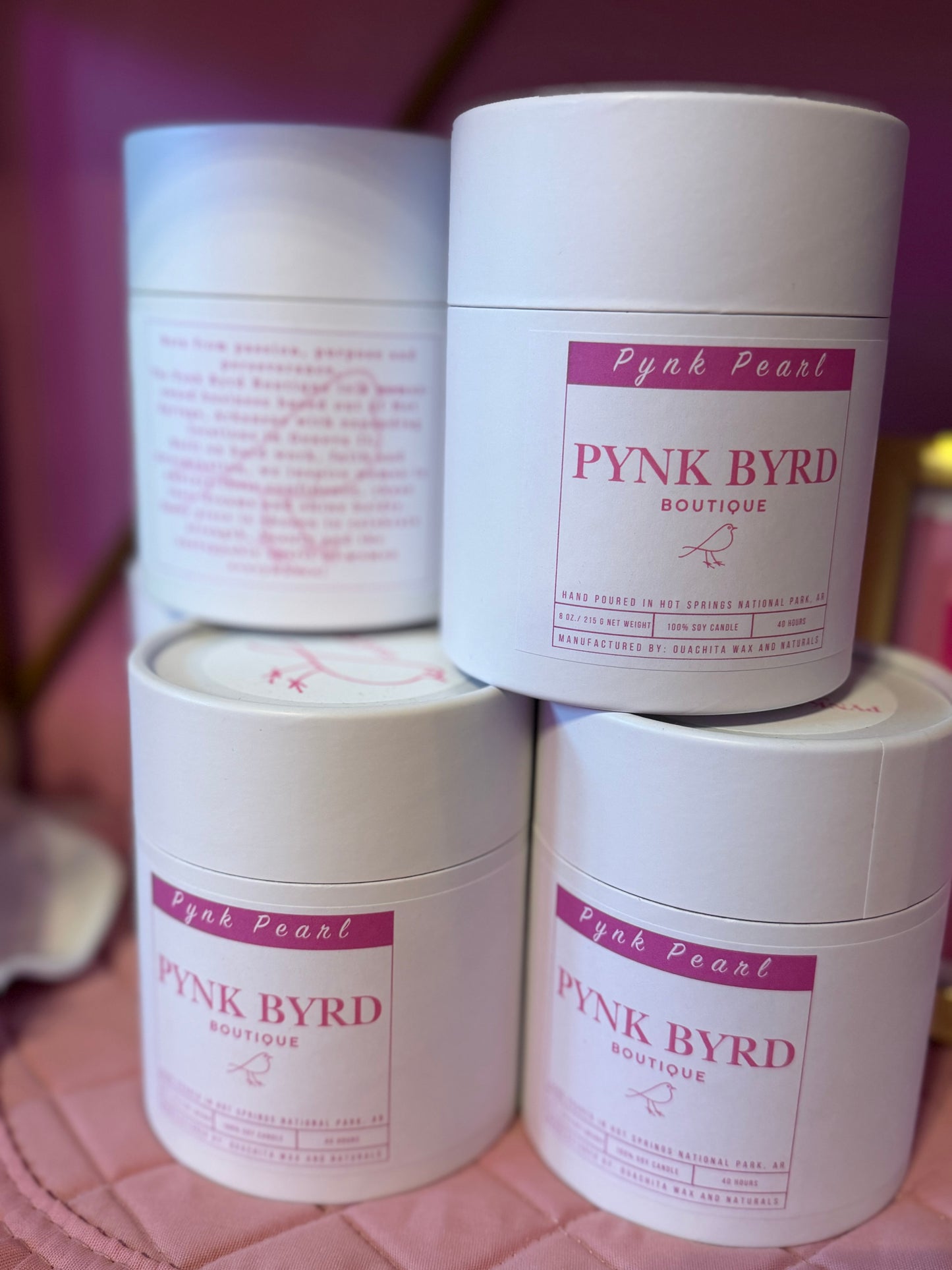 Pynk Pearl Candle