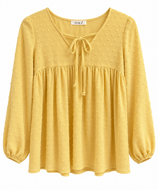 Butter Boho Top LG