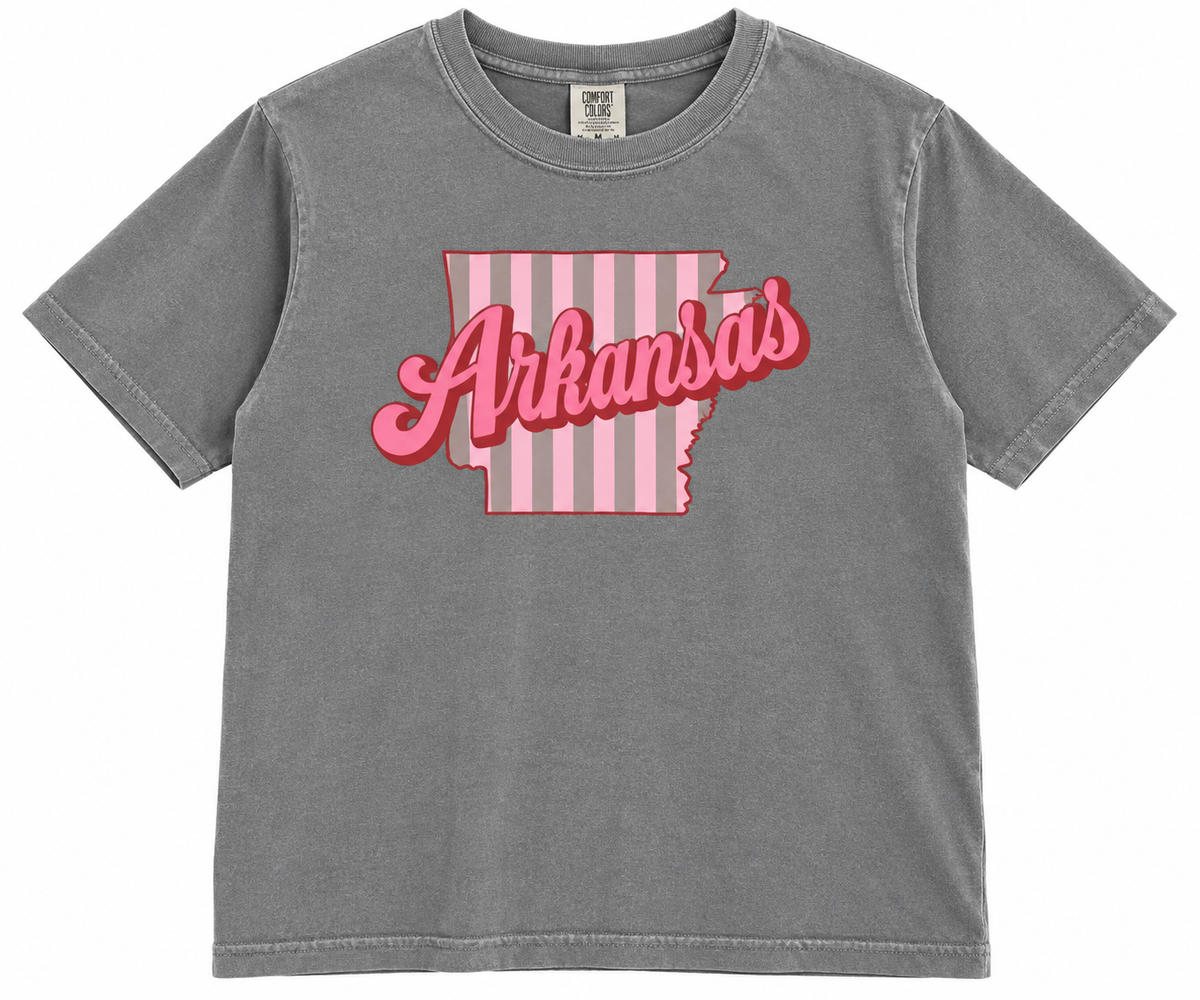 Grey Arkansas Tee