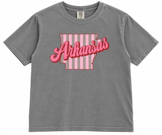 Grey Arkansas Tee