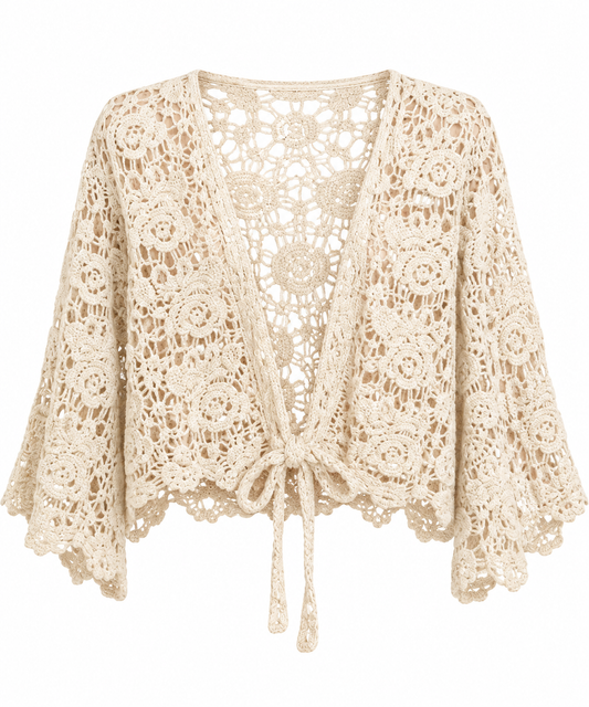 Cream Crocetti Kimono (LG)