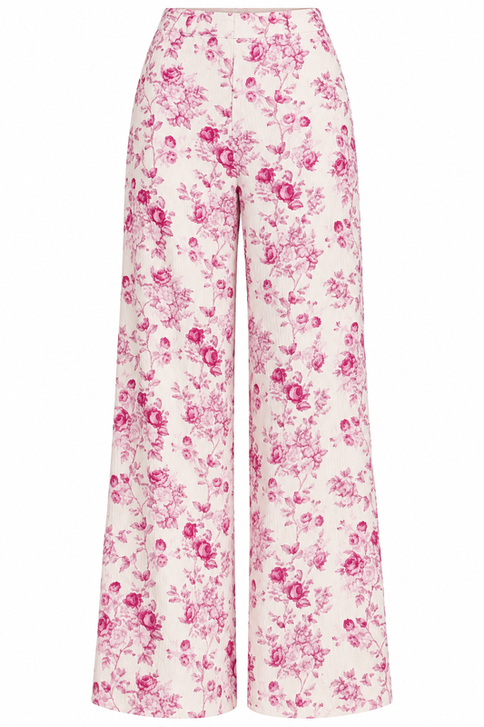 Floral Pink Pants