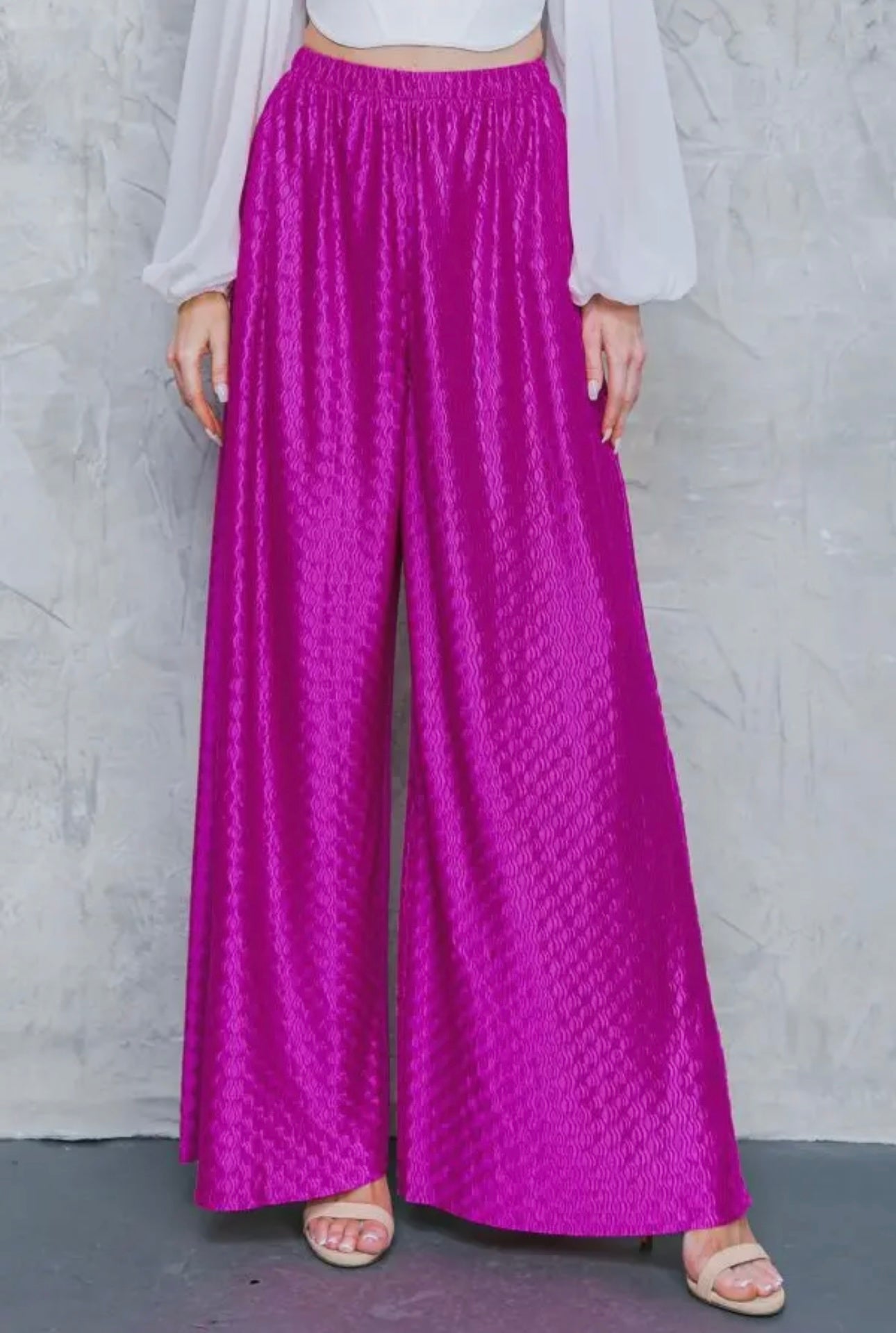 Fuchsia Woven Pants