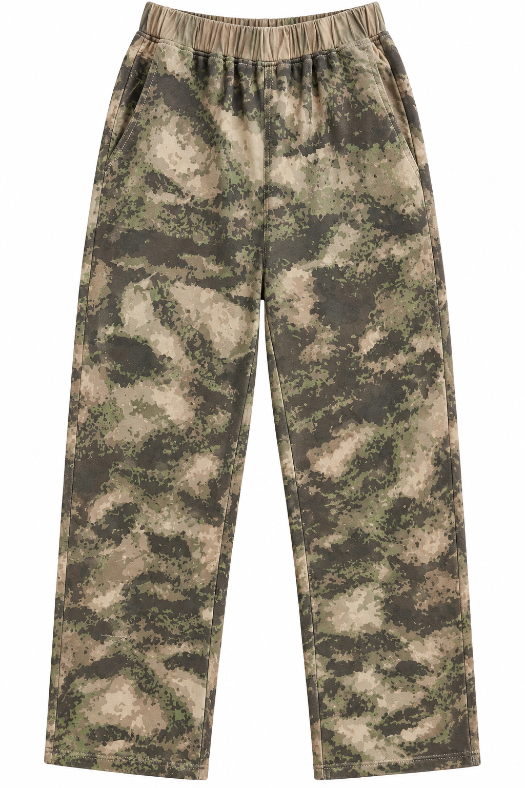 Camo Wide Leg Pants
