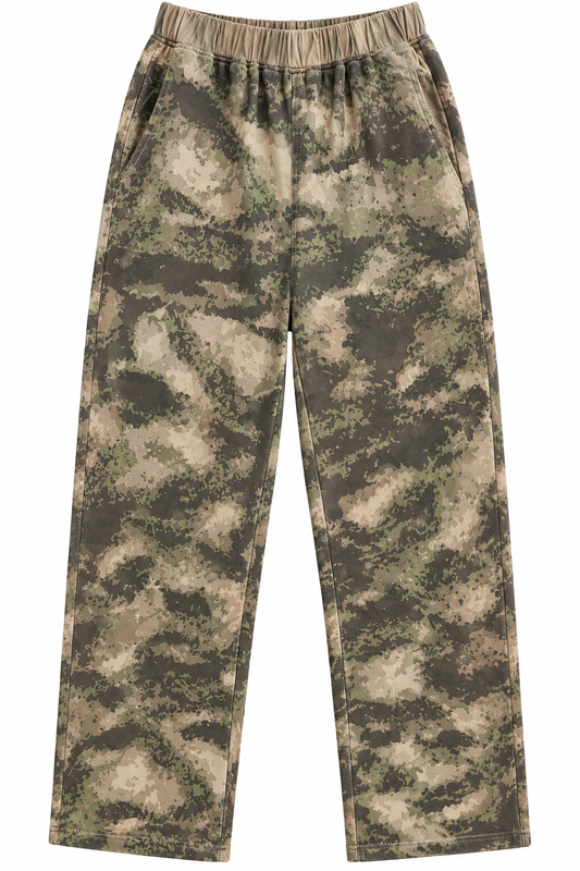 Camo Wide Leg Pants