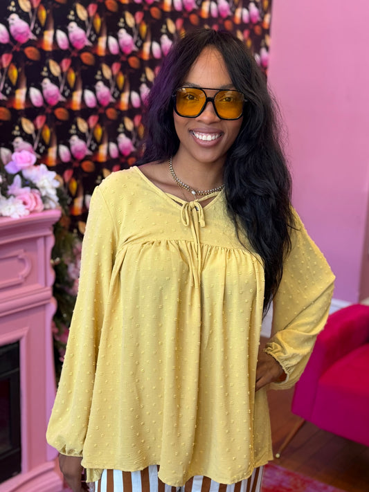 Butter Boho Top LG