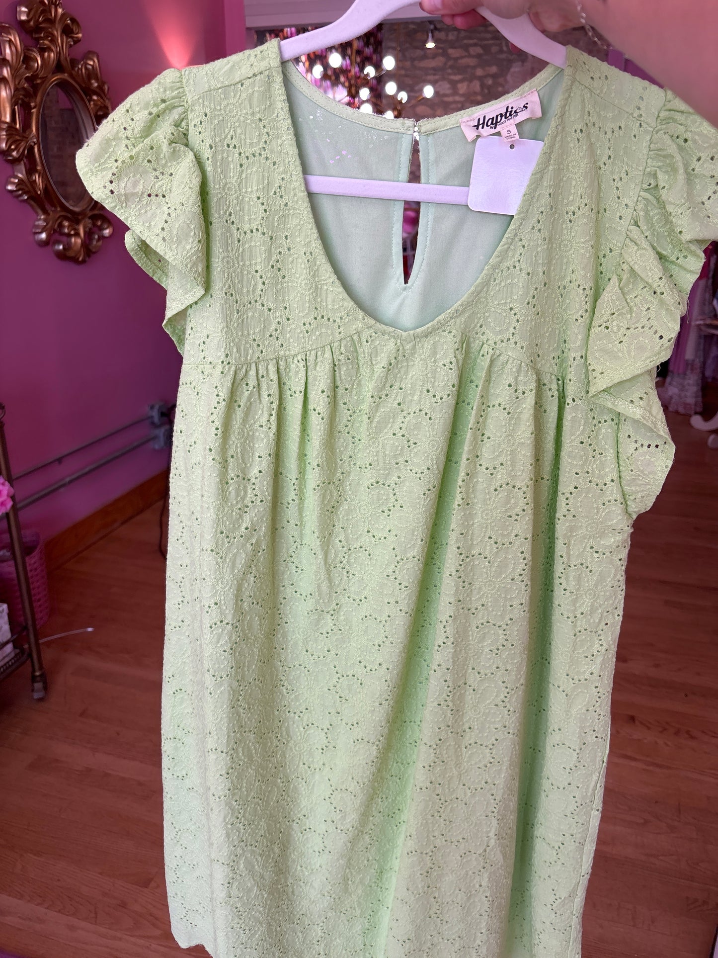 Bright Green Midi Dress (LG)