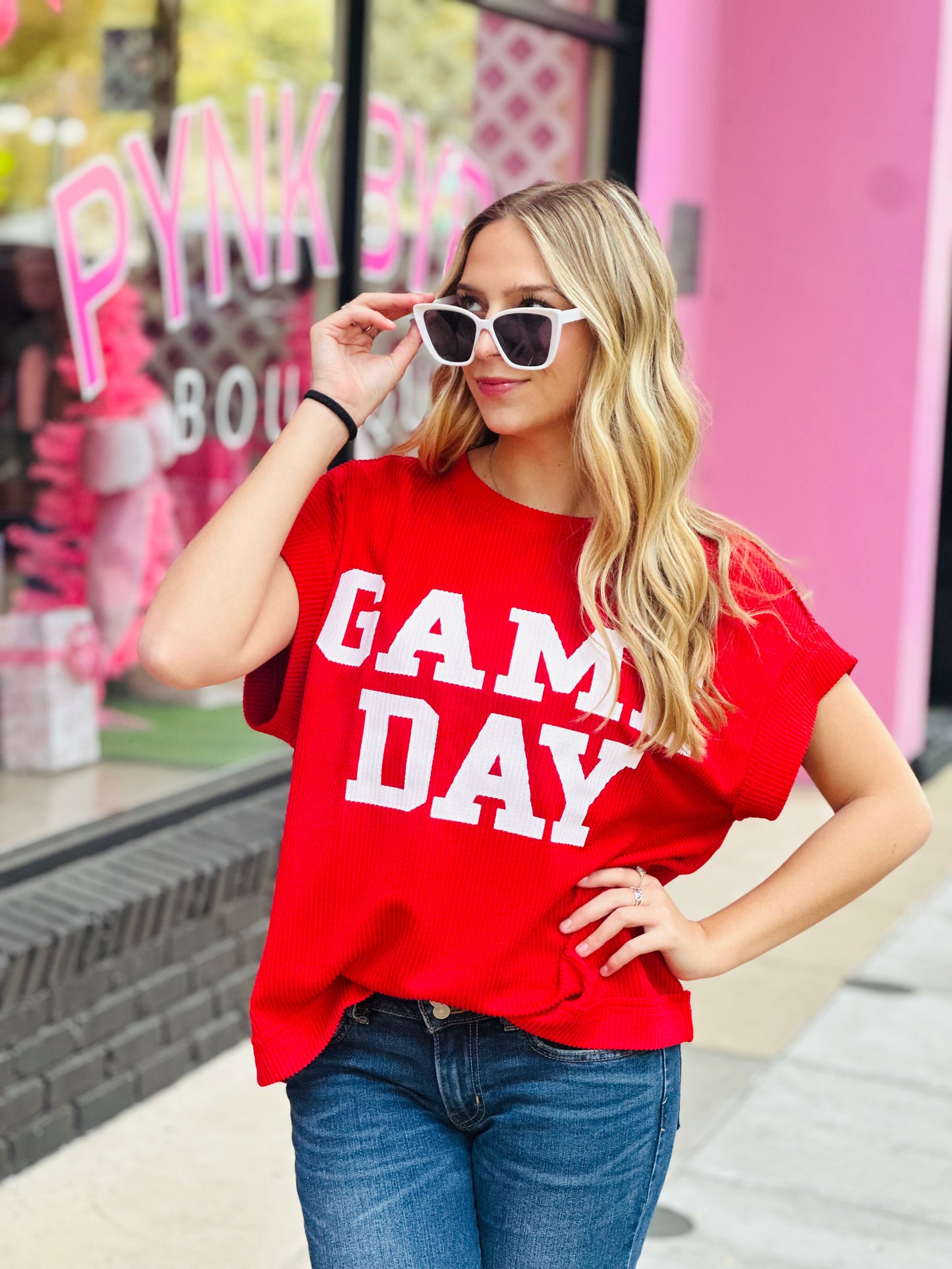 Red Game Day Tee