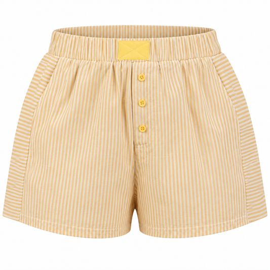 Yellow Stripe Shorts