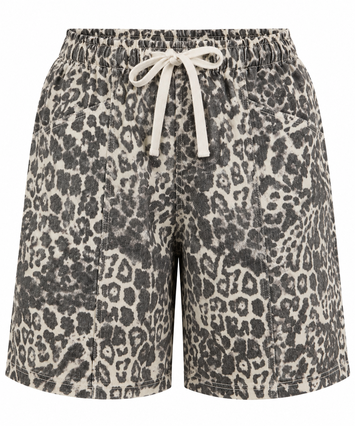 Leopard Long Shorts